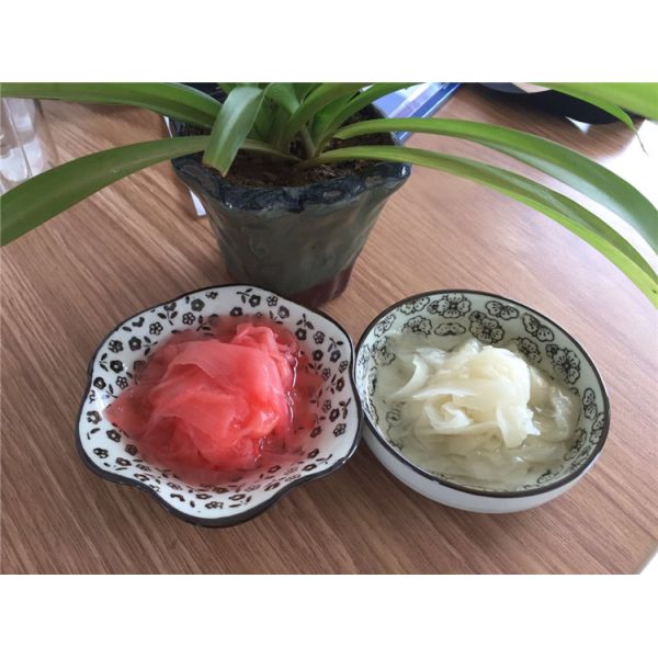 Customized Packing Pickled Vegetable Natural Sour Sweet Salty Sushi Ginger Mini Sushi Ginger