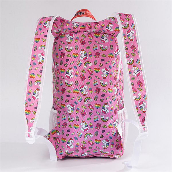 Outdoor Travel Bag Printed Backpack Lightweight Travel Mountaineering Bag Commuting Folding Small Backpack Custom-made