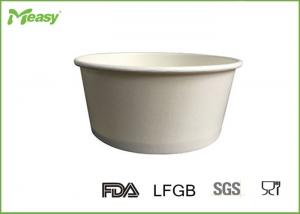 Buy cheap White Blank  colorful eco friendly disposable bowls For Food / Snack / Hot Soup And Ice Cream product