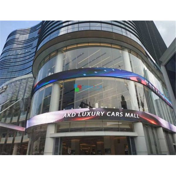 960x960mm SMD2727 6500nits Outdoor Curved Led Display P5