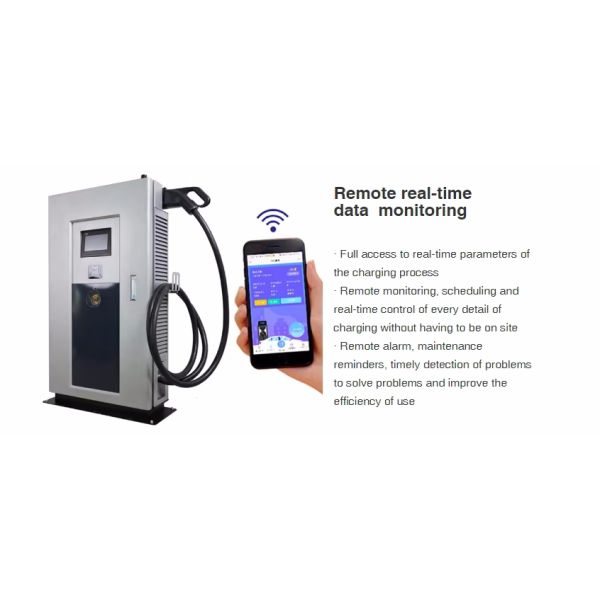 30KW New Energy Vehicle Dc Ev Charger 2 Gun With IP54 Protection Class