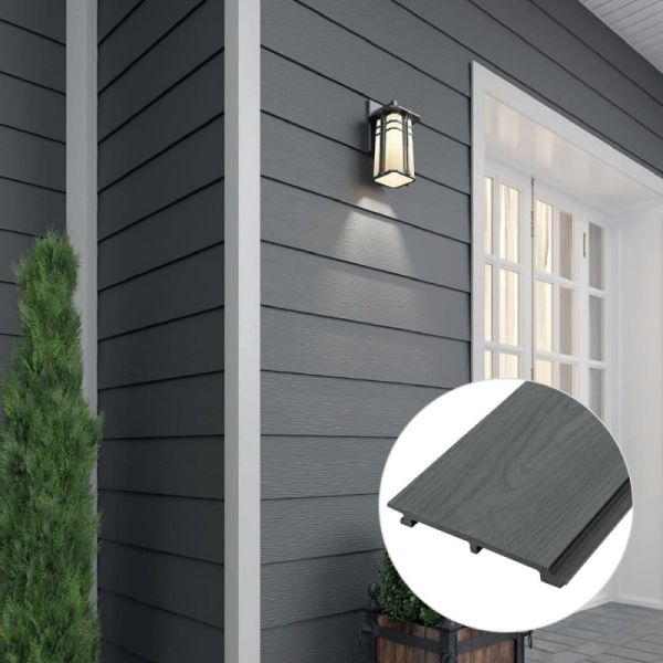 B1 Fire Retardant 148mm 21mm WPC Cladding Weatherproof Exterior Composite Wall Cladding