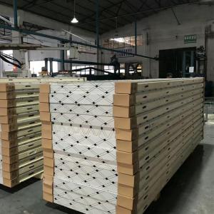 China Pu Sandwich Panel For Cold Room Timber Look Refrigeration Panels Camlock Panel PU on sale