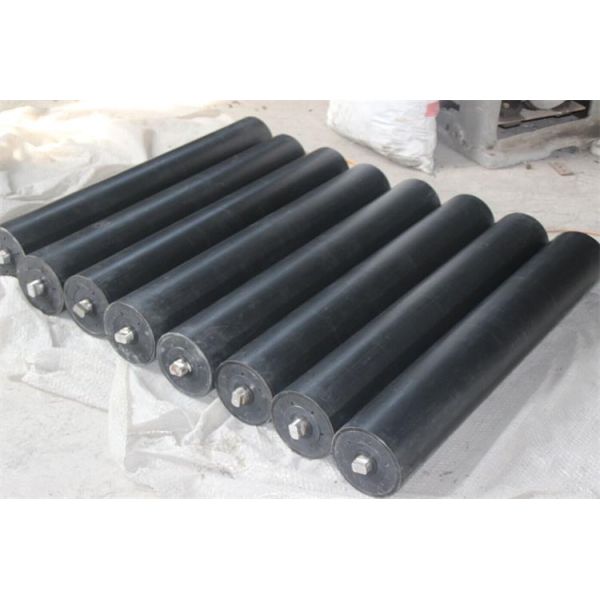 High Performance Black UHMWPE Plastic Carring Conveyor Return Idler Rollers