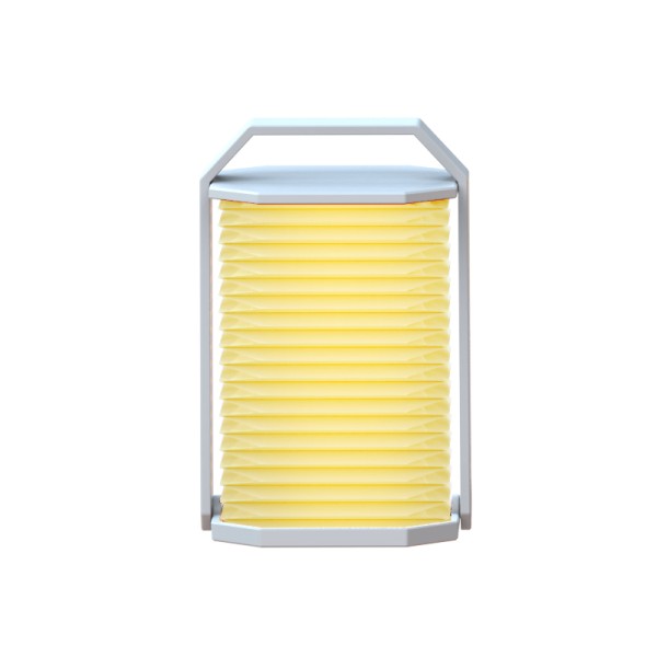 Foldable Plastic Paper Accordion Light For Camping Tent 700mAh 3.7V
