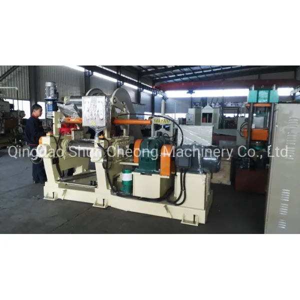 Commercial Xk-400 Automatic Lab Hydraulic Two Roll Rubber Open Mixing Mill for Rubber Compound Processing