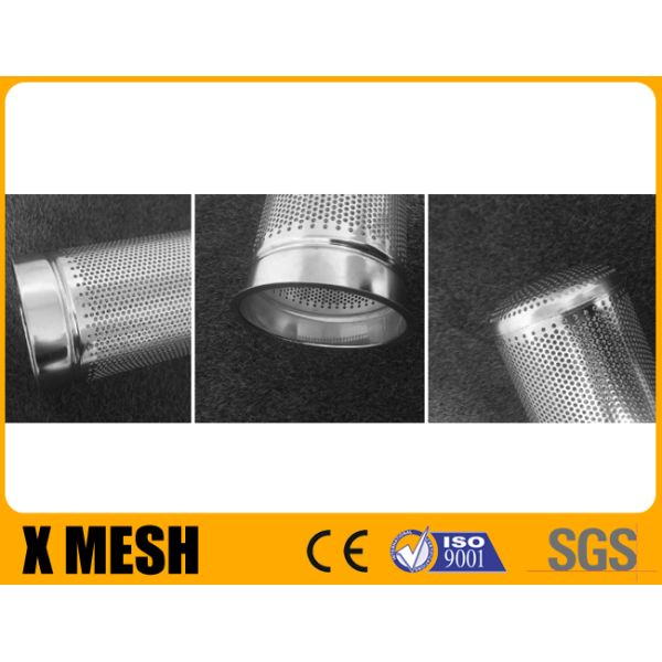 30 50 80 100 Mesh Perforated Metal Cylinder 316l 304 Ss