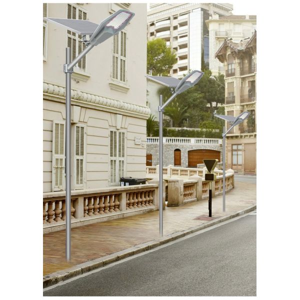 Thick Aluminum 200 Watt Solar Charged Street Lights , Solar Powered Street Lamp IP65 Waterproof