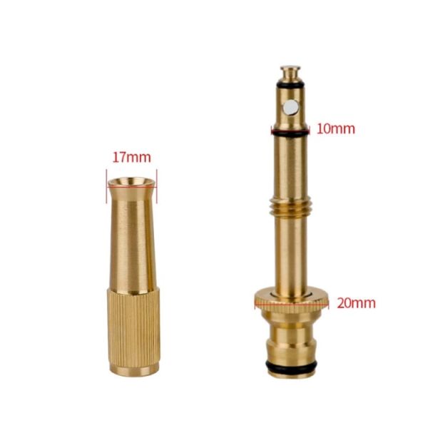 4" rotation Water Spray Gun For Garden With Full Brass Nozzle