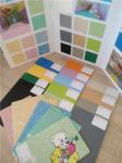 Anti Slip Grain Halls Vinyl Flooring Manay Colors Available Water Proof UV