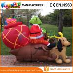 Giant Waterproof Custom Inflatables Christmas Replica Inflatable Grinch With