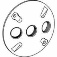 Electrical Blank Weatherproof Outlet Cover Exterior Receptacle Cover Aluminum Round