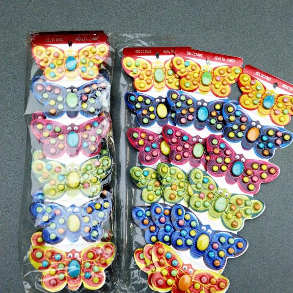 Quality Butterfly Compressed Hard Candy Beautiful Butterfly Shaped 24 Months Shelf Time for sale