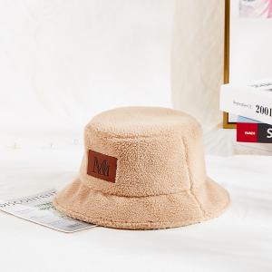 Buy cheap 58cm  Warm Winter Plush Faux Mink Fur Bucket Hat product