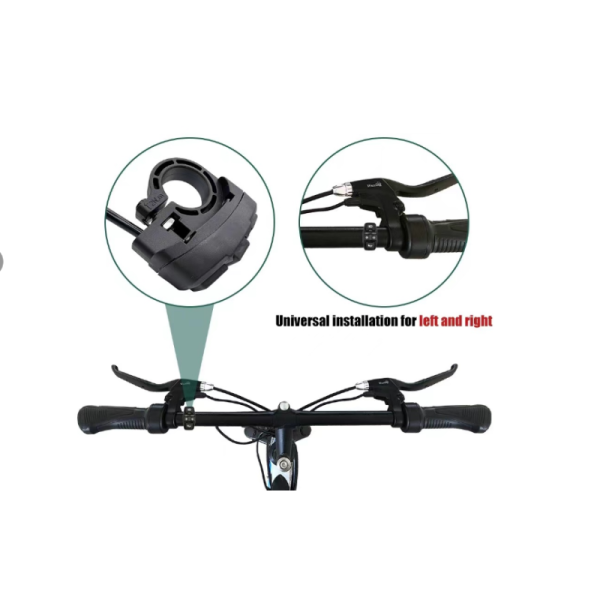 3-In-1 Electric Bike Components 36V 48V Horn Headlight Steering Switch DK336 Parts