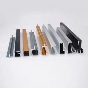 China Kitchen 6000 Aluminium Cabinet Door Frame Edge Profile OEM on sale