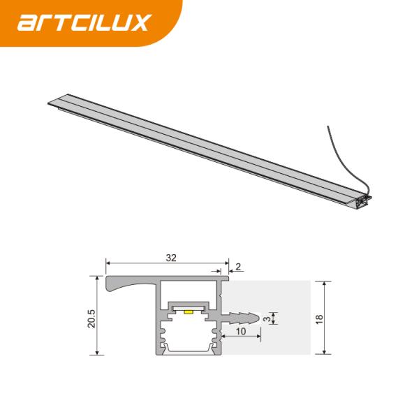 No-Pull Handle Design LED Board Light For Home Furniture A2703