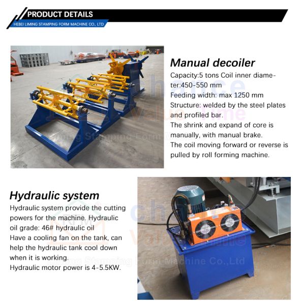 Hebei Liming Good Price Three Layer Trapezoidal Ibr Roof Sheet Tile Panel Roll Forming Making Machine