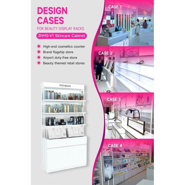 ZhMS-V1 60mm Flexible Membrane Light Box Skincare Display Cabinet for Easy Assembly