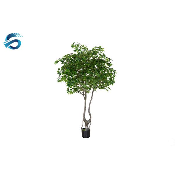 High Simulation Nearly Natural Ficus Tree , Wind Resistance Fake Ficus Tree