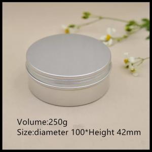 China Colorful Cap Aluminum Cosmetic Containers Face Gream / Dried Fruit Jar 250g on sale