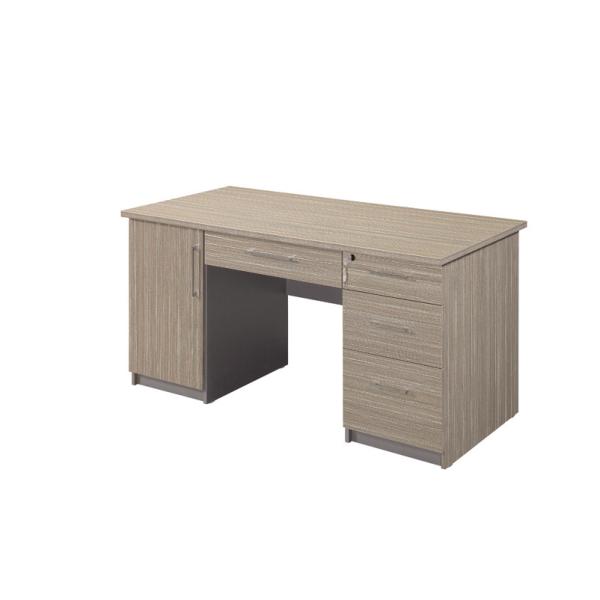 Melamine Wooden Office Computer Desk Panel Wood Style 5 Years Warranty