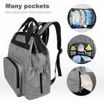 Large Multifunction Mummy Diaper Bag Baby Changing Backpack With Stroller Straps