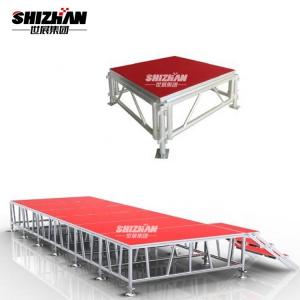China TUV certificated Durable Adjustable Legs Aluminum Outdoor Event Concert Stage Platform on sale