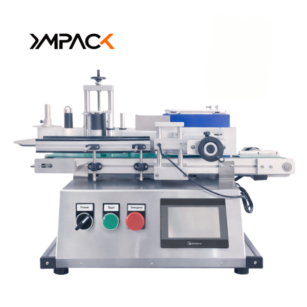 Automatic Small Tabletop Round Bottle Labeling Machine With OEM ODM Services For Glass And Plastic Bottle Label Applicator