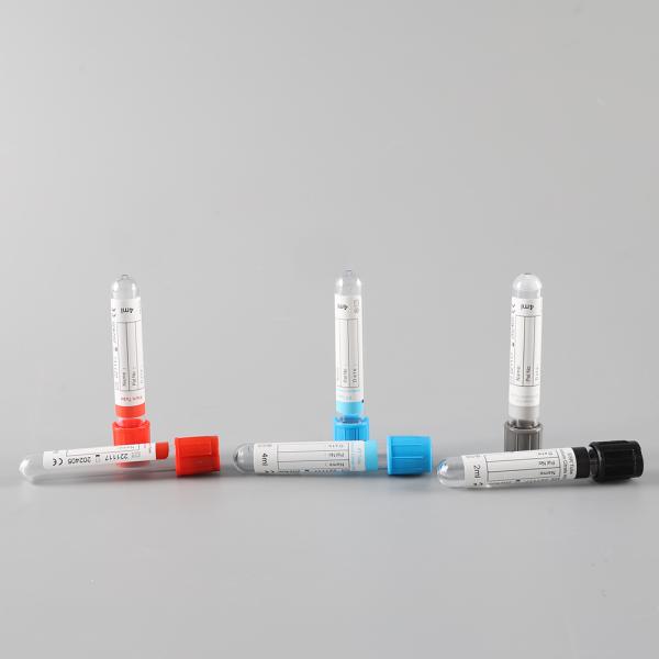 blood tube Irradiation Sterilization Vacuum Blood Collection Tube PET / Glass Material