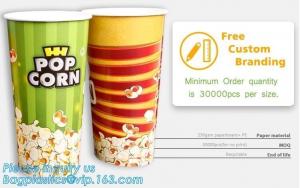 Buy cheap POPCORN PAPER BOX, POPCORN CUP, CHICKEN BOX, CUSTOM BRANDING,24OZ, 32OZ,46OZ,TAKE OUT PACKAGE, KRAFT PAPER CUP, LID, PAC product