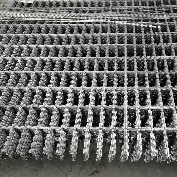 Coil Barbed Welded Razor Wire Mesh BTO 22 10mm Length For Highway