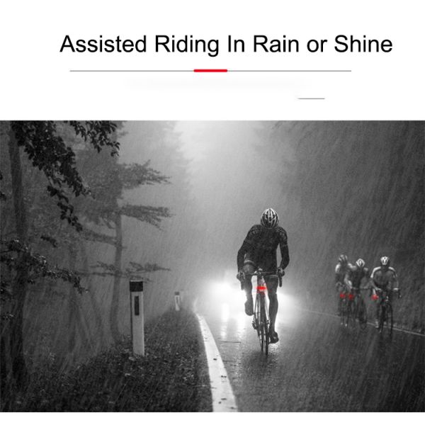3 Modes Rechargeable Waterproof COB Led Bicycle Light Set for Outdoor Bike Activities
