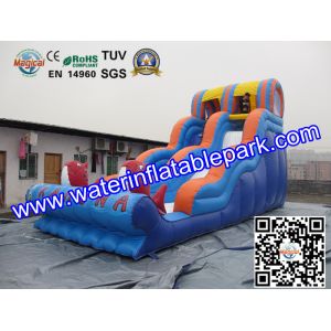 Buy cheap Inflatable Water Slide For Amusement Park / Inflatable Pool Slide product