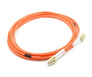 Buy cheap 1m LC To LC Duplex OM1 Fiber Optic Patch Cable For Hazardous Areas Pull Proof Jacket product