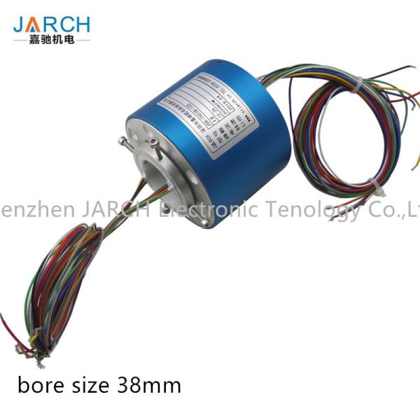 38.10mm Through Bore Electrical Slip Ring 3.9 " Overall Diameter With Rotary Joint