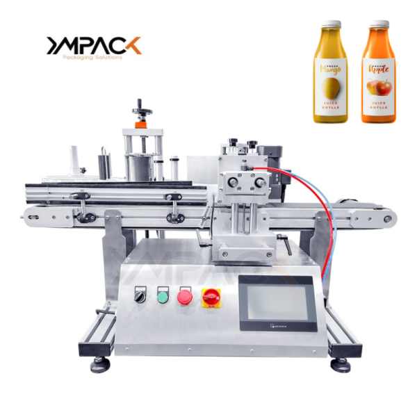 700W 220V Semi Automatic Labeling Machine Pet Bottle Applicator Servo Driven