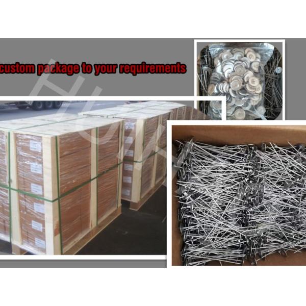 14ga X 2-1/2" Ss Rectangular Top Lacing Anchors To Secure Removable Insulating Blankets