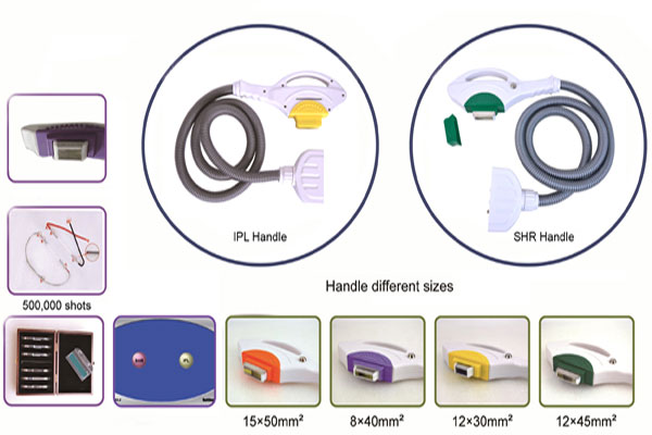1800W Multifunctional Beauty Machine Hair Removal With IPL RF ND YAG Laser