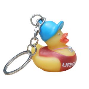 China Funny Mini Rubber Ducks Shaped Toy Soft PVC Rubber Duck Keychain 5 Inch on sale