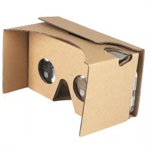 China factory price Easy Setup Cardboard Headset 3D Virtual Reality VR Glasses  for google cardboard vr 2.0  Video & Game on sale