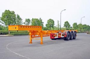 Buy cheap Gooseneck 40ft Container Trailer Chassis , ISO Tank Containers Semi Trailer product