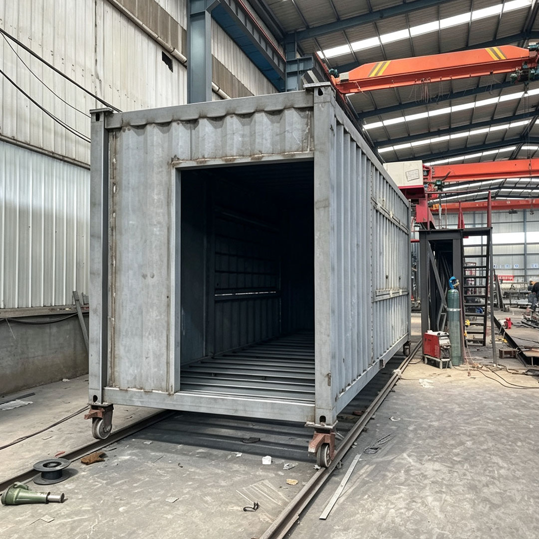 20HC Prefab Steel Structure Modular Coffee Shop Bar Kiosk Fast Installation Commercial Store for Park Mall Street Business