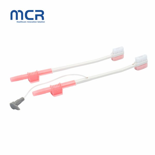 Sponge And Silicone Type Oral Brush For ICU Or Home Use