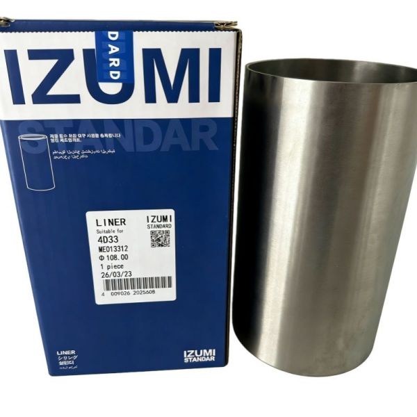 IZUMI ME013312 Engine Cylinder Liner 108mm for Mitsubishi 4D33