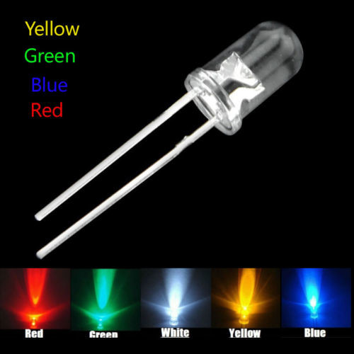 Multi - Color 5mm LED Diode Electronic Components Common Anode 1000pcs