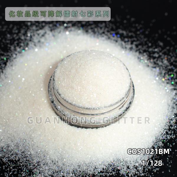 High Flash Holographic Cosmetic Biodegradable Glitter Powder Bulk ODM