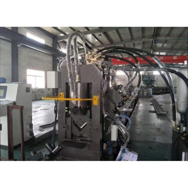 Electric Power Tower Iron Accessories Use Cnc Angle Punching Machine 1250KN Cutting Force