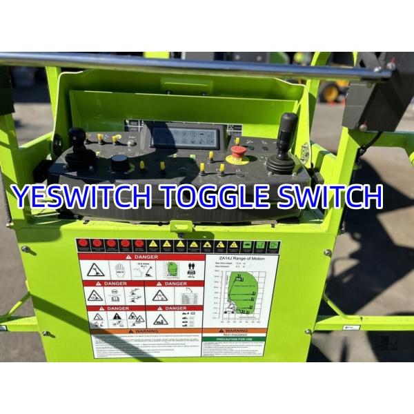 High-Current Toggle Switch SPST OFF-(ON) PC Terminal For Heavy-Duty Cranes