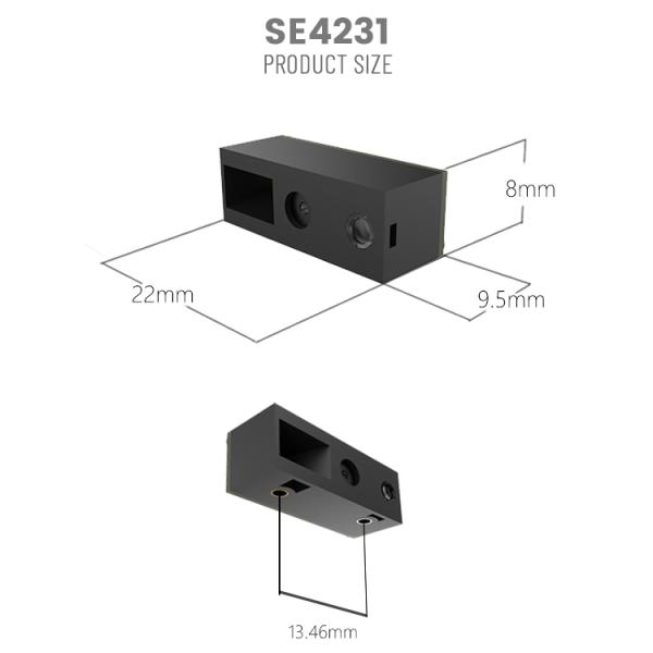ASE4231 QR CMOS PDA 1D 2D Laser Ccd High Embedded Portable Barcode Reader Module bar Code Easy Scan Engine Scanner